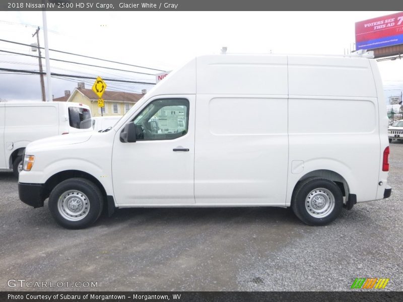Glacier White / Gray 2018 Nissan NV 2500 HD SV Cargo