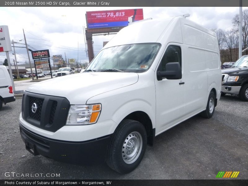 Glacier White / Gray 2018 Nissan NV 2500 HD SV Cargo