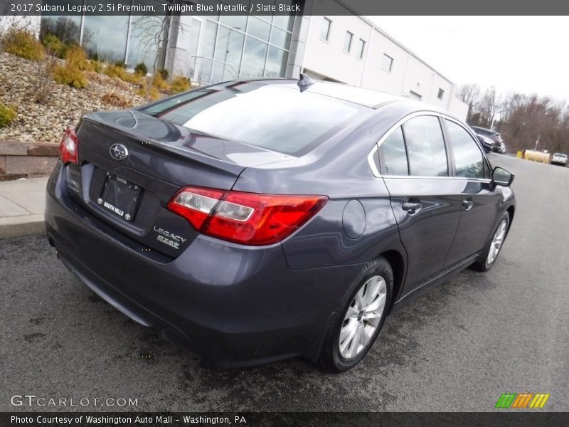 Twilight Blue Metallic / Slate Black 2017 Subaru Legacy 2.5i Premium