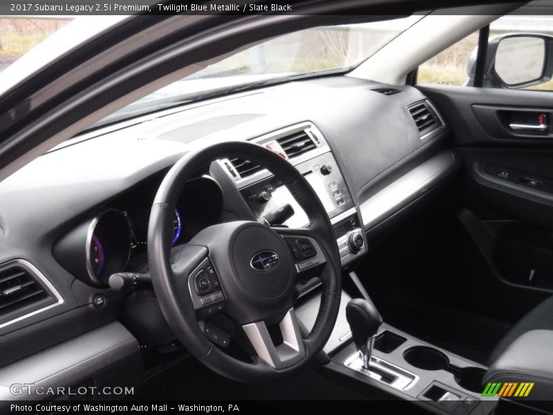 Twilight Blue Metallic / Slate Black 2017 Subaru Legacy 2.5i Premium