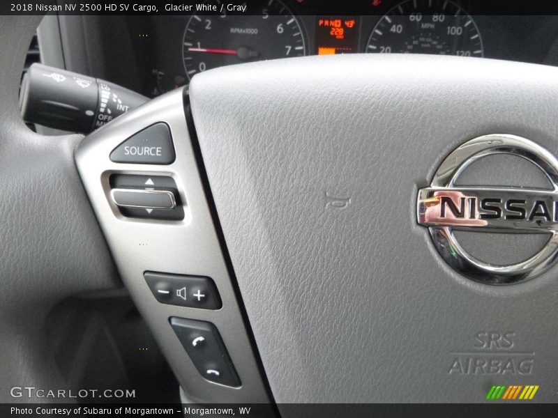 Glacier White / Gray 2018 Nissan NV 2500 HD SV Cargo
