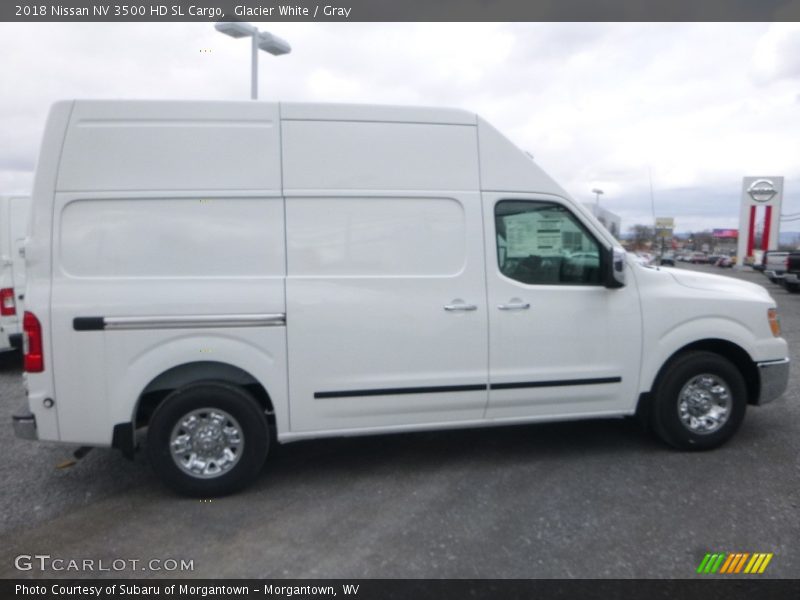 Glacier White / Gray 2018 Nissan NV 3500 HD SL Cargo