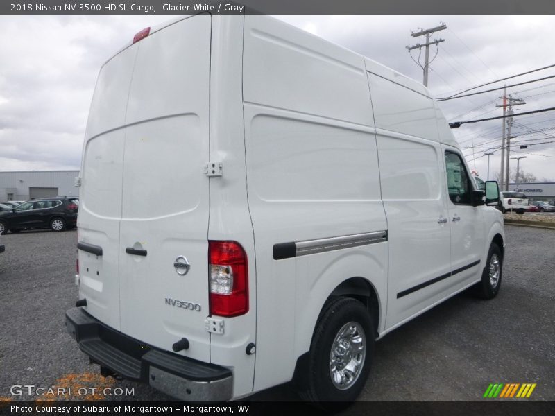 Glacier White / Gray 2018 Nissan NV 3500 HD SL Cargo