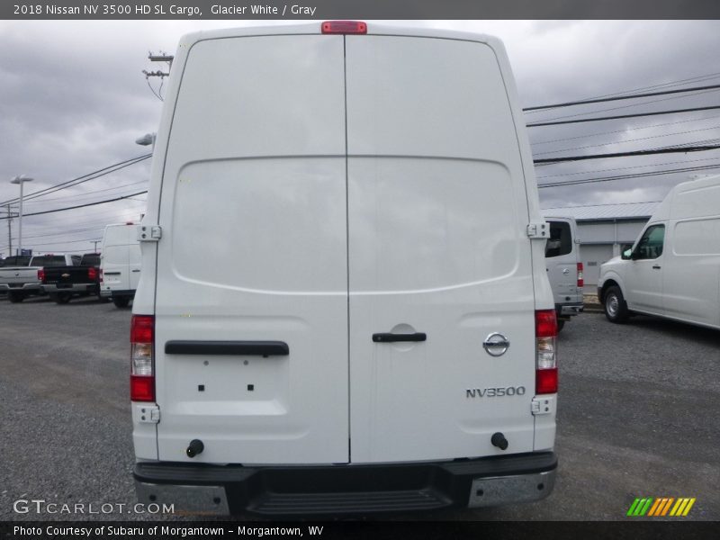 Glacier White / Gray 2018 Nissan NV 3500 HD SL Cargo