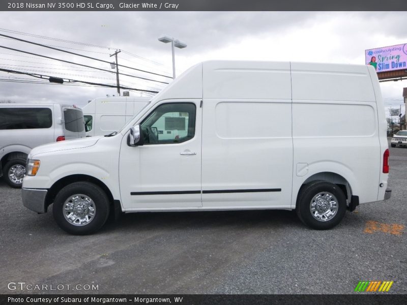 Glacier White / Gray 2018 Nissan NV 3500 HD SL Cargo