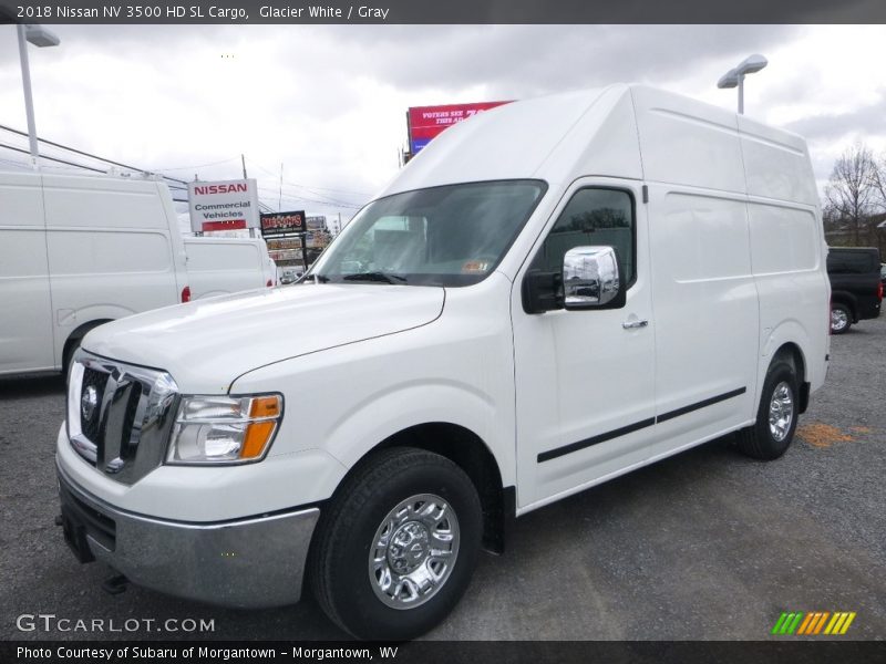 Glacier White / Gray 2018 Nissan NV 3500 HD SL Cargo
