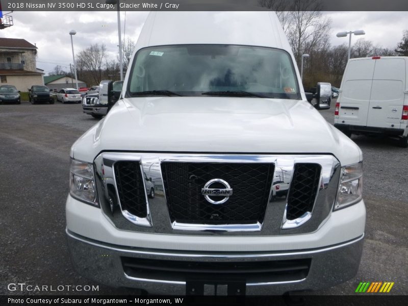 Glacier White / Gray 2018 Nissan NV 3500 HD SL Cargo