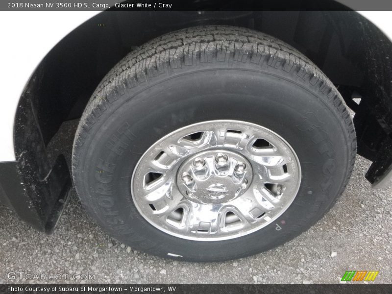 Glacier White / Gray 2018 Nissan NV 3500 HD SL Cargo