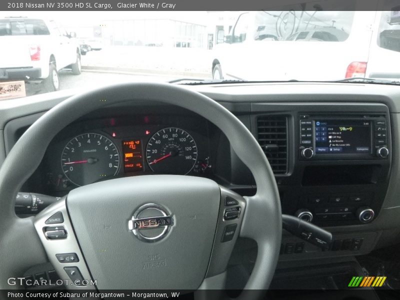 Glacier White / Gray 2018 Nissan NV 3500 HD SL Cargo