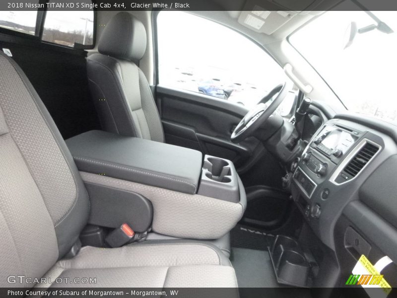Glacier White / Black 2018 Nissan TITAN XD S Single Cab 4x4