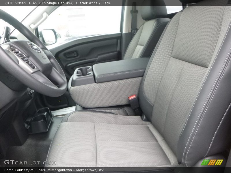 Glacier White / Black 2018 Nissan TITAN XD S Single Cab 4x4