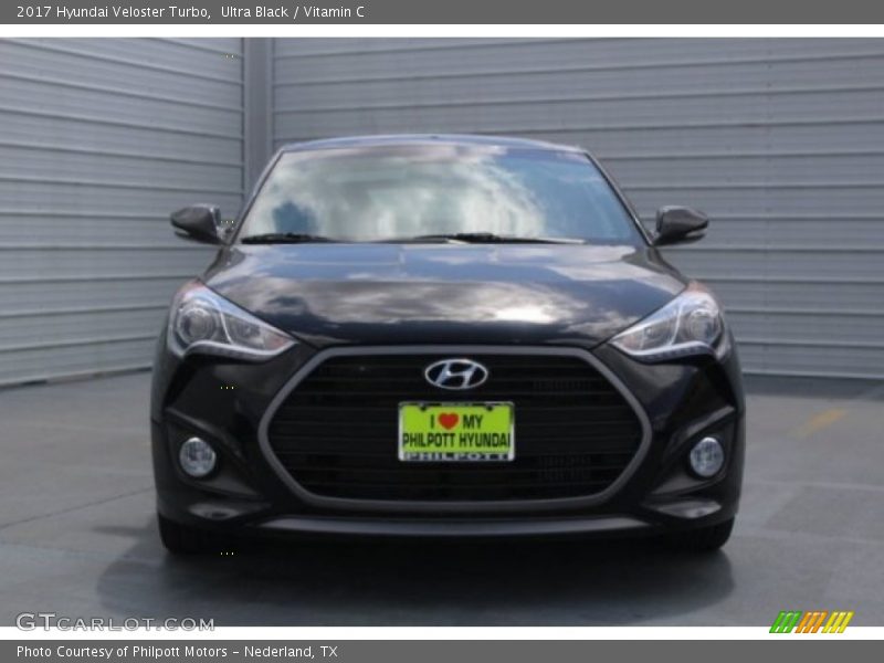 Ultra Black / Vitamin C 2017 Hyundai Veloster Turbo
