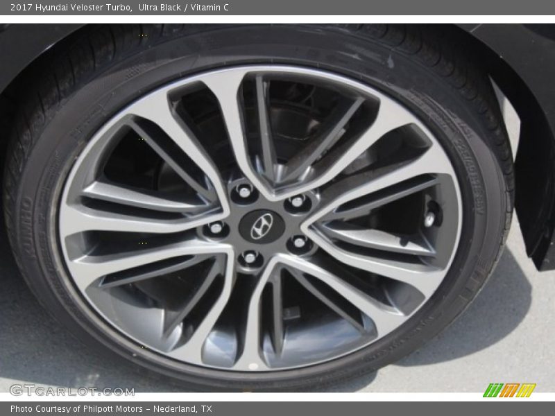 Ultra Black / Vitamin C 2017 Hyundai Veloster Turbo