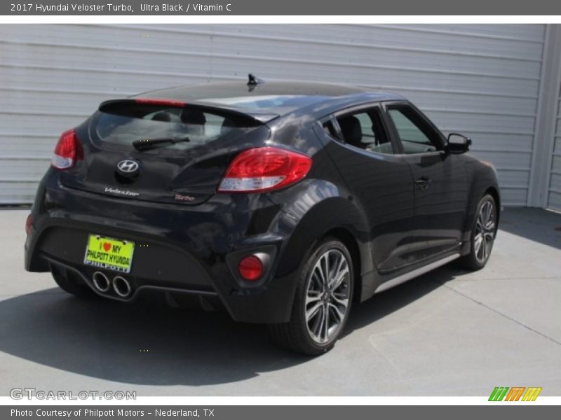 Ultra Black / Vitamin C 2017 Hyundai Veloster Turbo