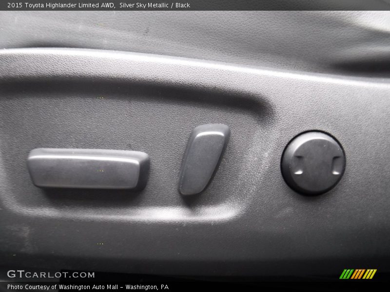 Silver Sky Metallic / Black 2015 Toyota Highlander Limited AWD