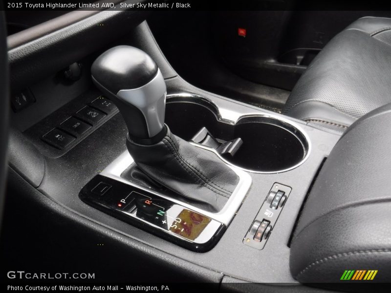 Silver Sky Metallic / Black 2015 Toyota Highlander Limited AWD