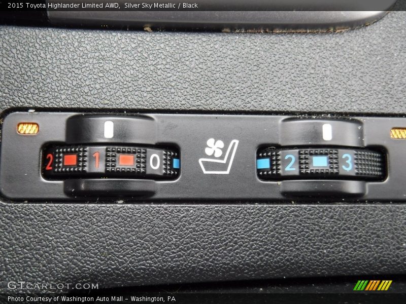 Silver Sky Metallic / Black 2015 Toyota Highlander Limited AWD