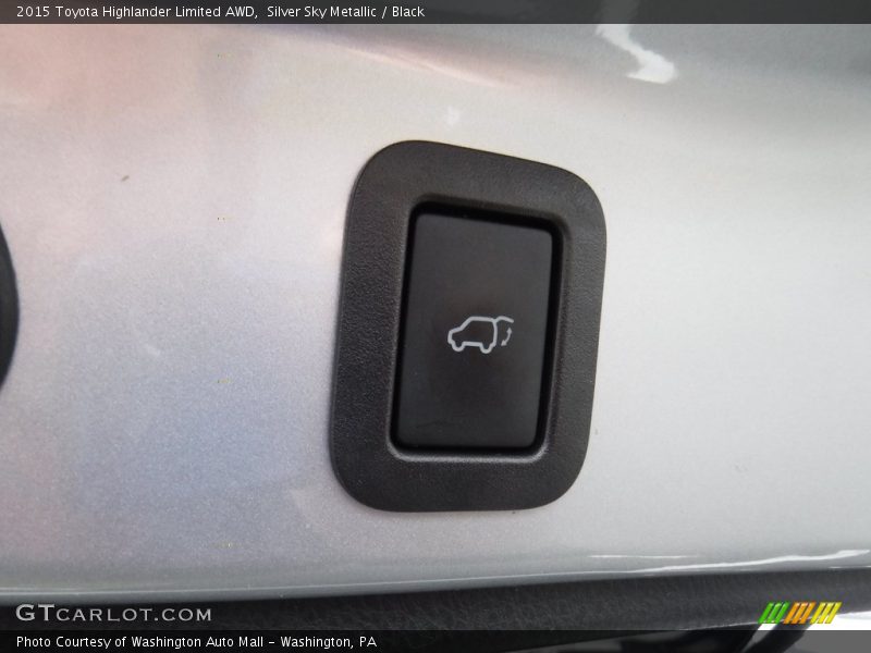 Silver Sky Metallic / Black 2015 Toyota Highlander Limited AWD