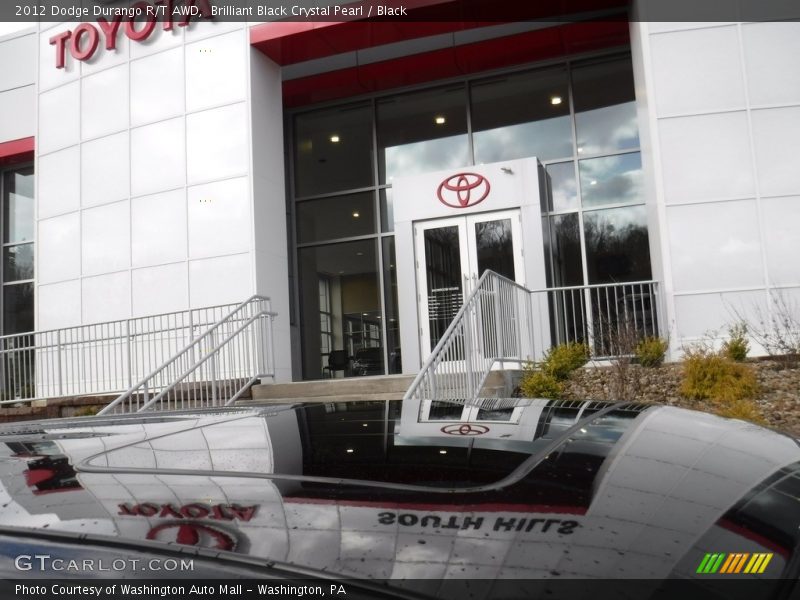Brilliant Black Crystal Pearl / Black 2012 Dodge Durango R/T AWD