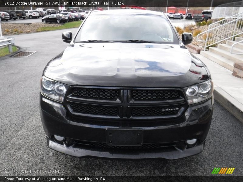 Brilliant Black Crystal Pearl / Black 2012 Dodge Durango R/T AWD