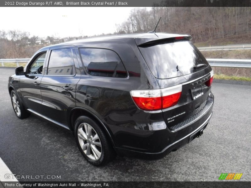 Brilliant Black Crystal Pearl / Black 2012 Dodge Durango R/T AWD