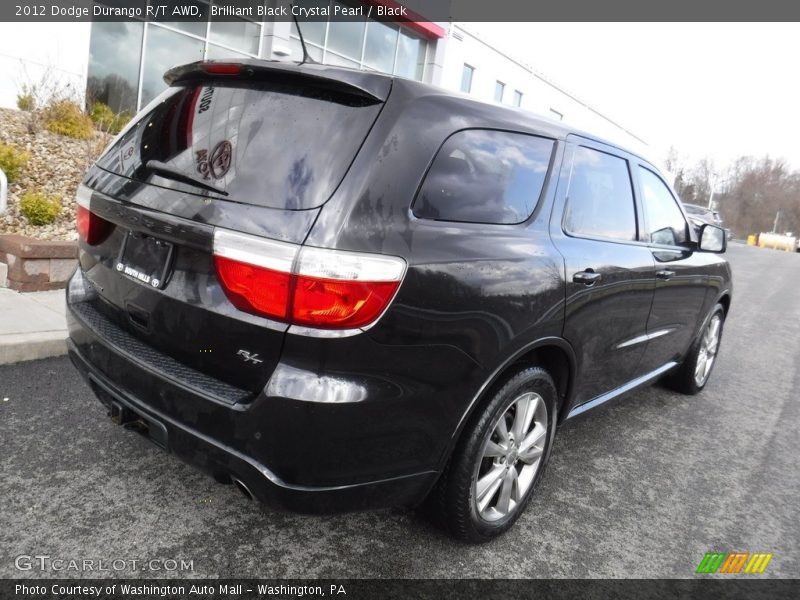 Brilliant Black Crystal Pearl / Black 2012 Dodge Durango R/T AWD