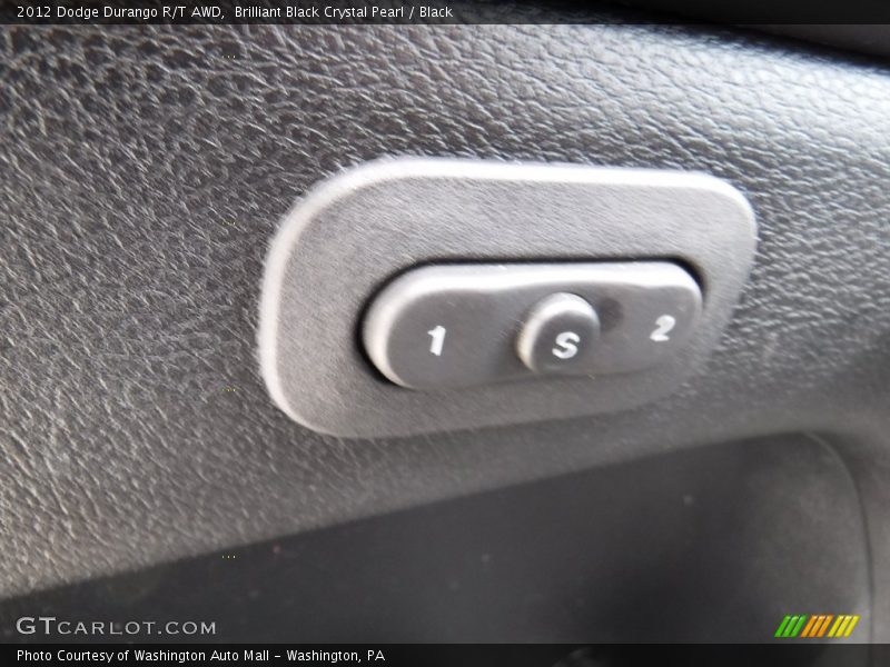 Brilliant Black Crystal Pearl / Black 2012 Dodge Durango R/T AWD