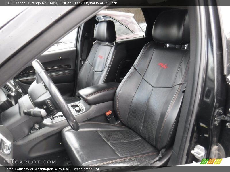 Brilliant Black Crystal Pearl / Black 2012 Dodge Durango R/T AWD