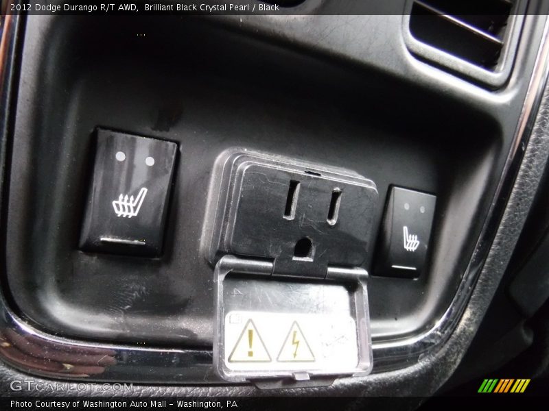 Brilliant Black Crystal Pearl / Black 2012 Dodge Durango R/T AWD