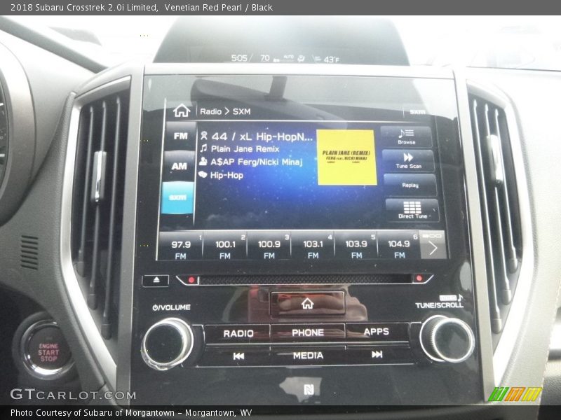 Venetian Red Pearl / Black 2018 Subaru Crosstrek 2.0i Limited