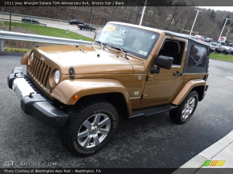 Front 3/4 View of 2011 Wrangler Sahara 70th Anniversary 4x4