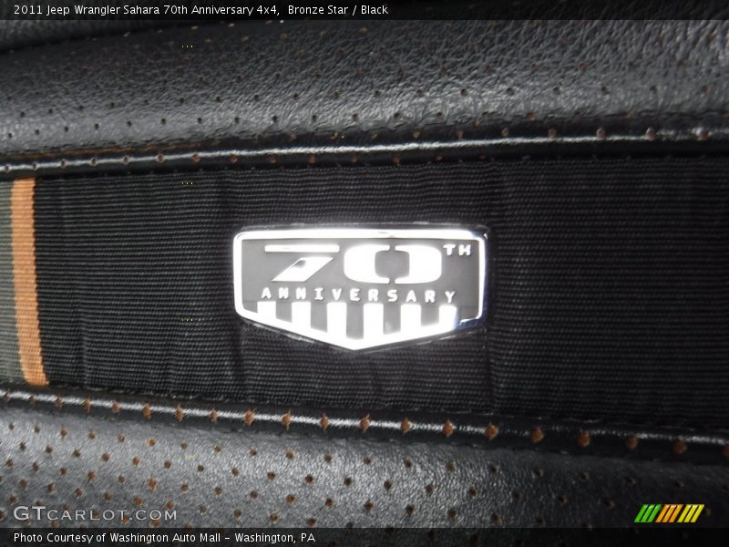 Bronze Star / Black 2011 Jeep Wrangler Sahara 70th Anniversary 4x4