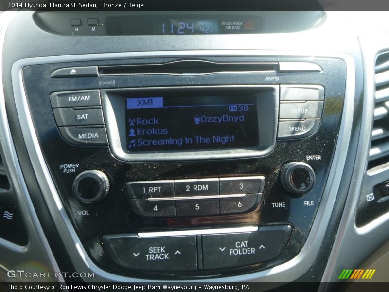 Bronze / Beige 2014 Hyundai Elantra SE Sedan