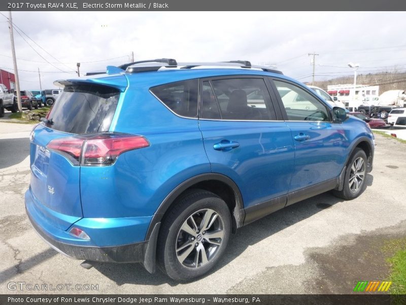 Electric Storm Metallic / Black 2017 Toyota RAV4 XLE
