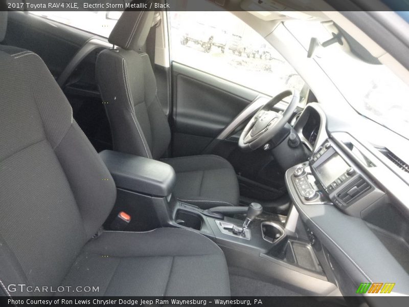 Electric Storm Metallic / Black 2017 Toyota RAV4 XLE