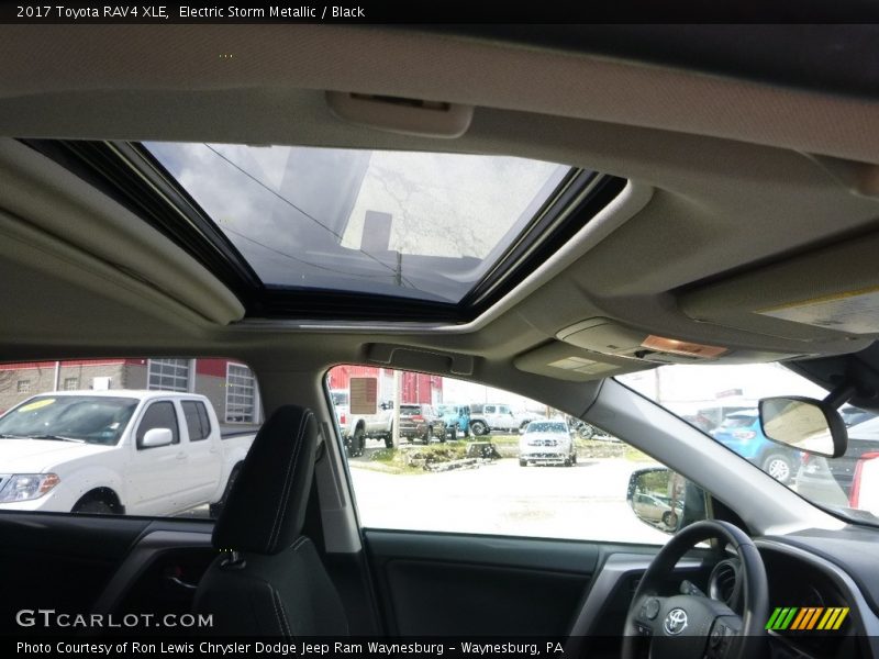 Electric Storm Metallic / Black 2017 Toyota RAV4 XLE