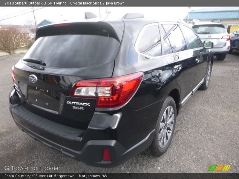 Crystal Black Silica / Java Brown 2018 Subaru Outback 3.6R Touring