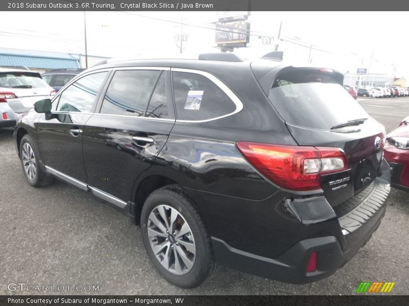 Crystal Black Silica / Java Brown 2018 Subaru Outback 3.6R Touring