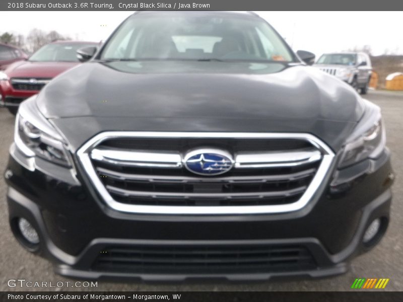Crystal Black Silica / Java Brown 2018 Subaru Outback 3.6R Touring