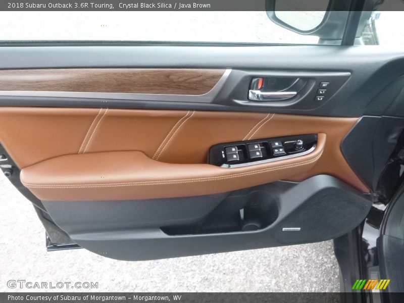 Crystal Black Silica / Java Brown 2018 Subaru Outback 3.6R Touring