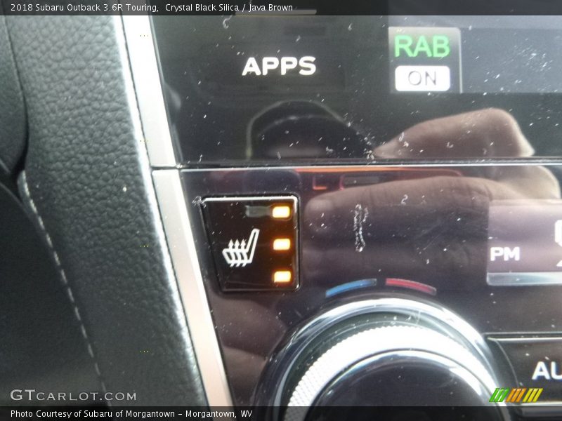 Crystal Black Silica / Java Brown 2018 Subaru Outback 3.6R Touring