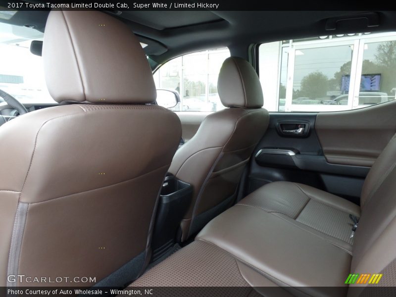 Super White / Limited Hickory 2017 Toyota Tacoma Limited Double Cab
