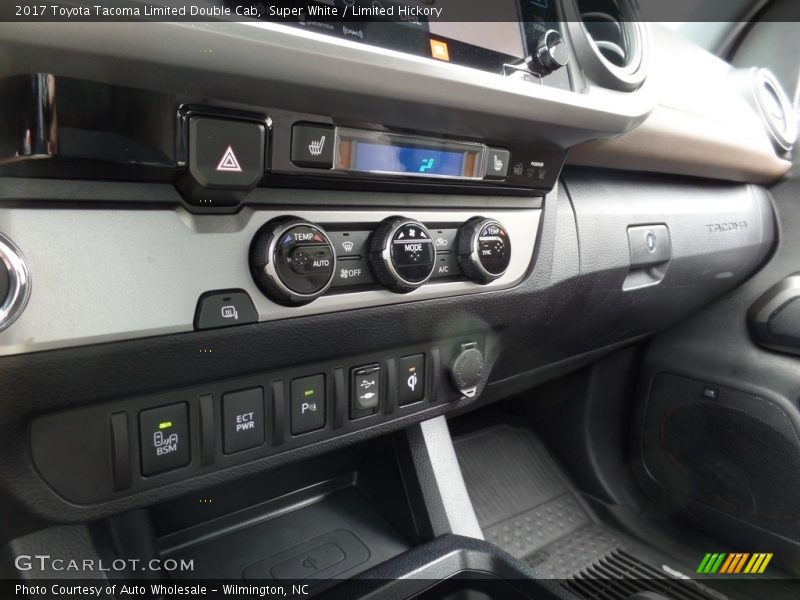 Super White / Limited Hickory 2017 Toyota Tacoma Limited Double Cab