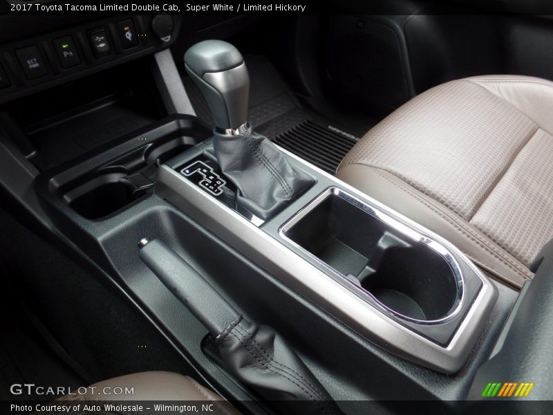 Super White / Limited Hickory 2017 Toyota Tacoma Limited Double Cab