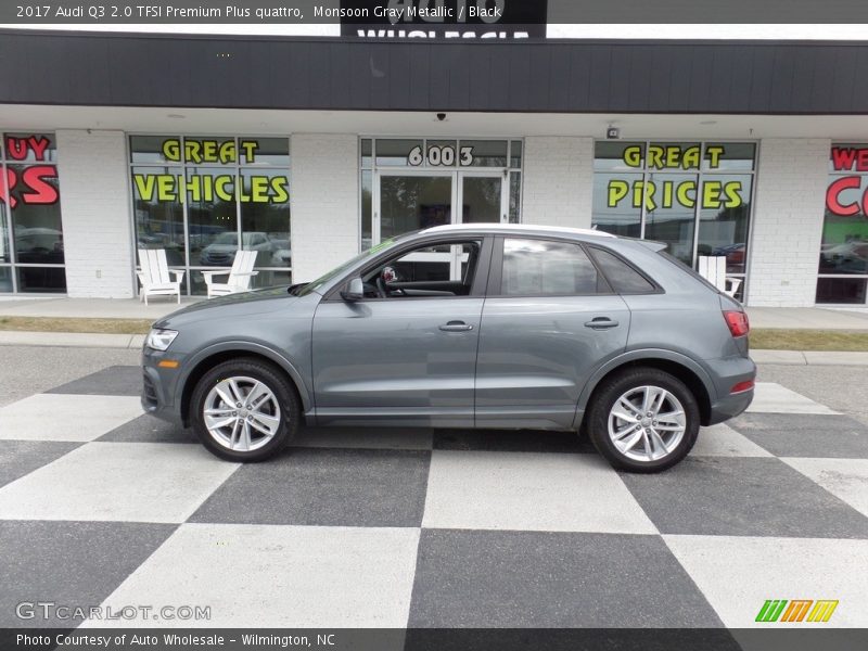 Monsoon Gray Metallic / Black 2017 Audi Q3 2.0 TFSI Premium Plus quattro