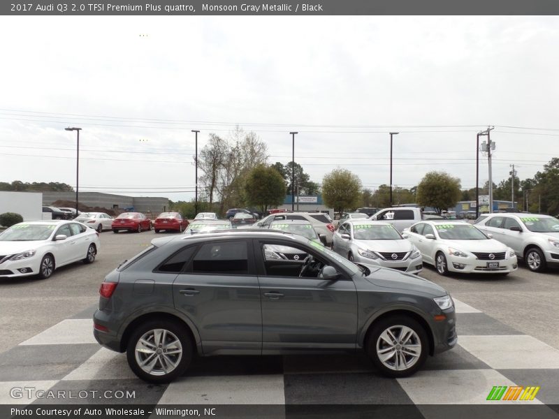 Monsoon Gray Metallic / Black 2017 Audi Q3 2.0 TFSI Premium Plus quattro