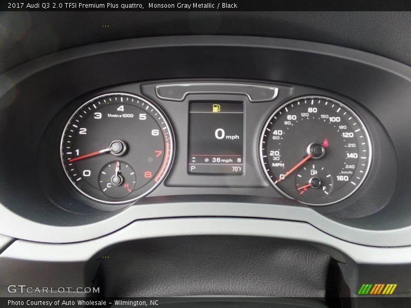 Monsoon Gray Metallic / Black 2017 Audi Q3 2.0 TFSI Premium Plus quattro