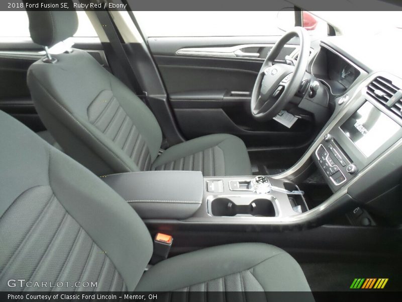 Ruby Red / Ebony 2018 Ford Fusion SE