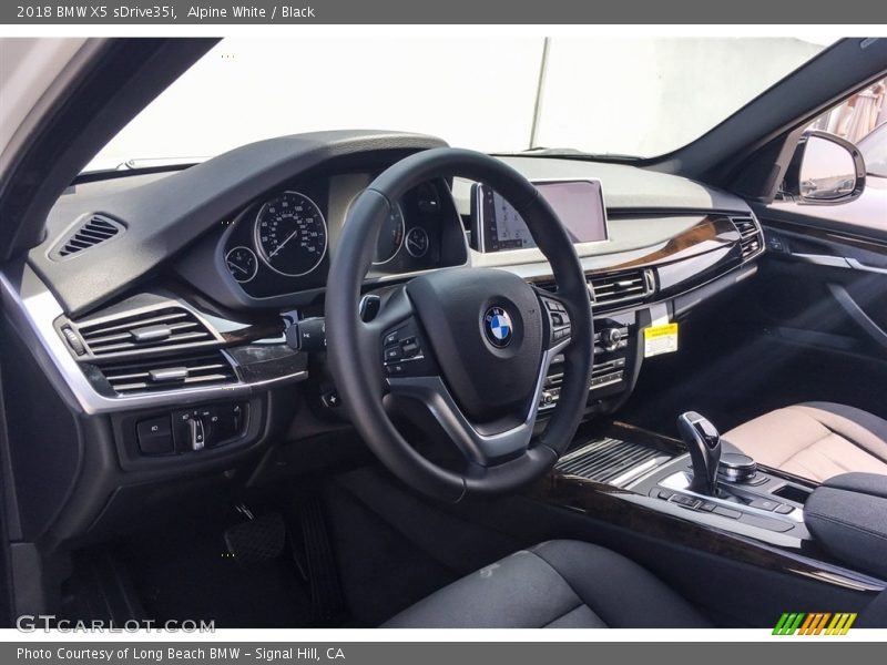 Alpine White / Black 2018 BMW X5 sDrive35i