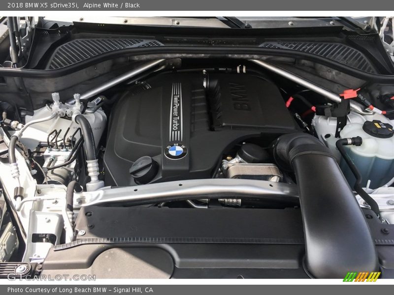 Alpine White / Black 2018 BMW X5 sDrive35i